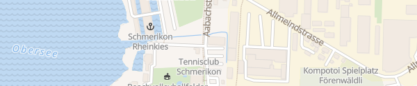 Karte Aabachstrasse Schmerikon