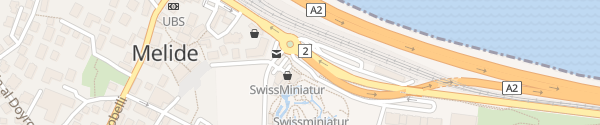 Karte GOFAST Swissminiatur Melide
