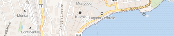 Karte Piazza Rezzonico Lugano