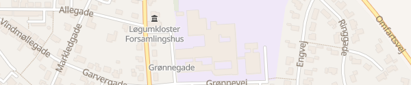 Karte Distriktsskolen Løgumkloster