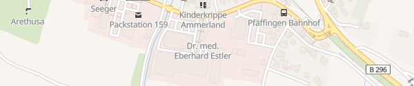 Karte Ärztehaus Ammerbuch