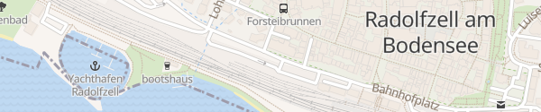 Karte Parkplatz Bahnhof Radolfzell am Bodensee