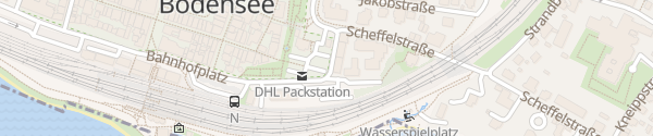 Karte Parkplatz Weltkloster Radolfzell am Bodensee
