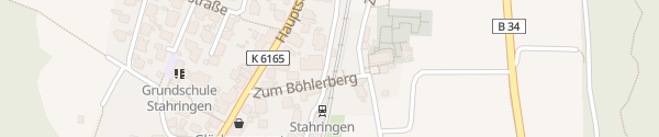Karte Bahnhof Stahringen Radolfzell am Bodensee