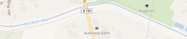 Karte VW Autohaus Kaim Leck