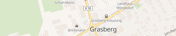 Karte Autohaus Brinkmann Grasberg