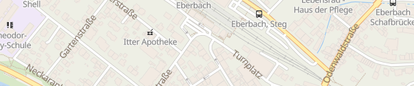 Karte Bahnhof Eberbach