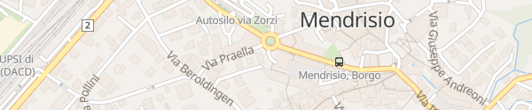 Karte Piazzale alla Valle Mendrisio
