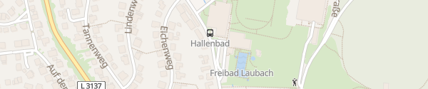 Karte Hallenbad Laubach