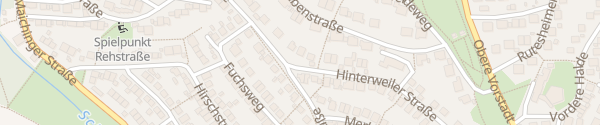Karte Hinterweiler Straße Sindelfingen
