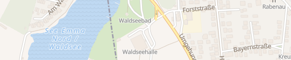 Karte Waldseehalle Kahl am Main