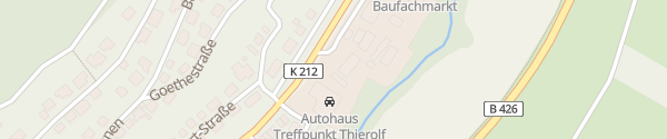 Karte Autohaus Treffpunkt Thierolf Höchst im Odenwald