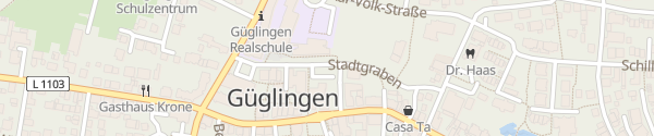 Karte Rathaus Güglingen