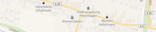 Karte Bismarckplatz Petershagen