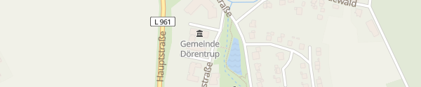 Karte Gemeindeverwaltung Dörentrup