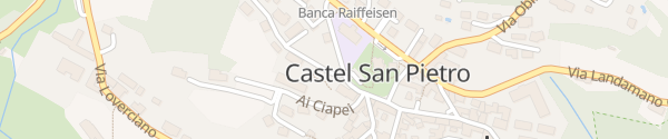 Karte Via Gelusa Castel San Pietro