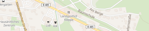 Karte Kornhausstraße Waldeck