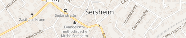 Karte Schloßstraße Sersheim