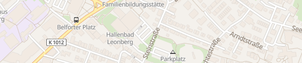 Karte Parkplatz "Haus der Begegnung" Leonberg