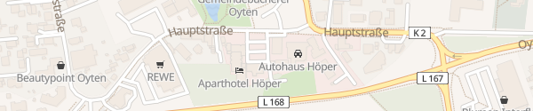 Karte VW Autohaus Höper Oyten
