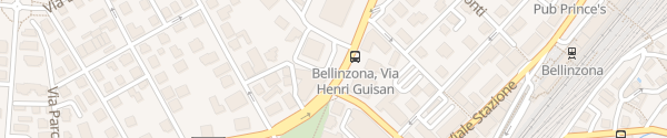 Karte Via Henri Guisan Bellinzona
