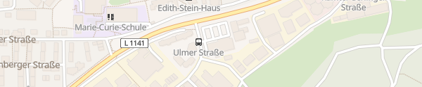 Karte ALDI Süd Ulmer Straße Leonberg