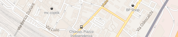 Karte Via Alessandro Volta Chiasso