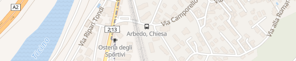 Karte Piazza Arbedo-Molinazzo Arbedo-Castione