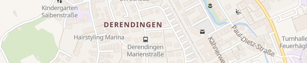 Karte Danziger Straße Tübingen