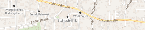 Karte Parkhaus Stadtmitte Mössingen