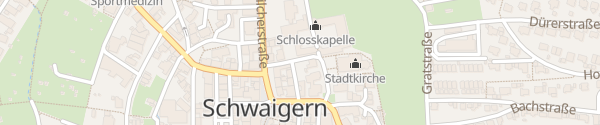 Karte Stadtverwaltung Schwaigern