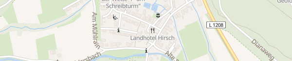 Karte Landhotel Hirsch Bebenhausen Tübingen