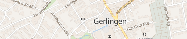 Karte Urbanstraße Gerlingen