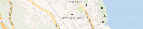 Karte Hilton Lake Como Como
