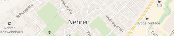 Karte Wertstraße Nehren