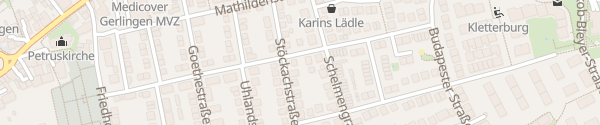 Karte Karlsbader Straße Gerlingen