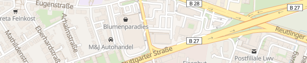 Karte E-Bike Ladestation Lidl Tübingen