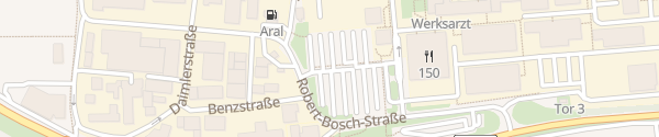 Karte Parkplatz 1C Tor 1 Robert Bosch GmbH Schwieberdingen