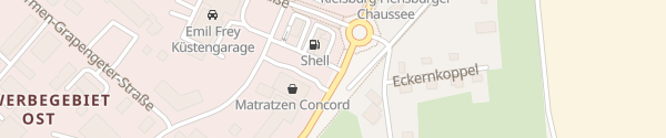 Karte Shell Tankstelle Robert-Koch-Straße Husum