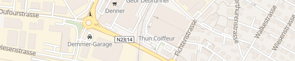 Karte Coop Thurmarkt Weinfelden