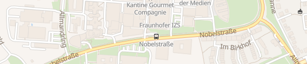 Karte Fraunhofer IAO Nobelstraße Stuttgart