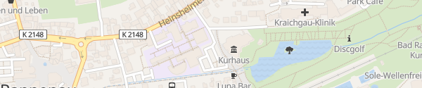 Karte Kurhaus Bad Rappenau