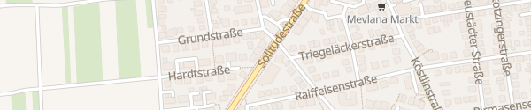 Karte Solitudestraße Stuttgart