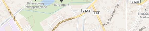 Karte EDEKA Neustadt (Hessen)