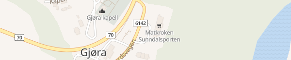 Karte Sunndalsporten Gjøra