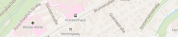 Karte Telekom Brunnenallee Bad Wildungen