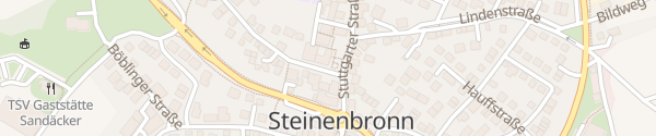 Karte Rathaus / Schafgartenstrasse Steinenbronn