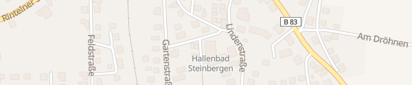 Karte Hallenbad Steinbergen Rinteln