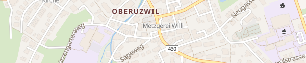 Karte Rössliparkplatz Oberuzwil