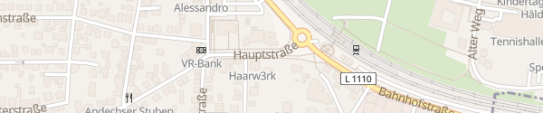 Karte Hauptstraße Tamm
